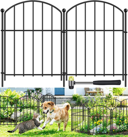 GAXI decorative garden fence with arch design for durable pet and plant protection.