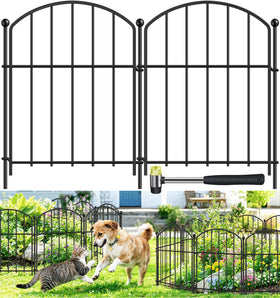 GAXI decorative garden fence arch design enhances border appeal and plant protection.