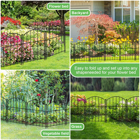 GAXI no-dig border fence offers easy outdoor installation and reliable performance.