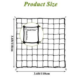 GBACHOOSE 5x5 mesh with 64 growth spaces for organized pruning.