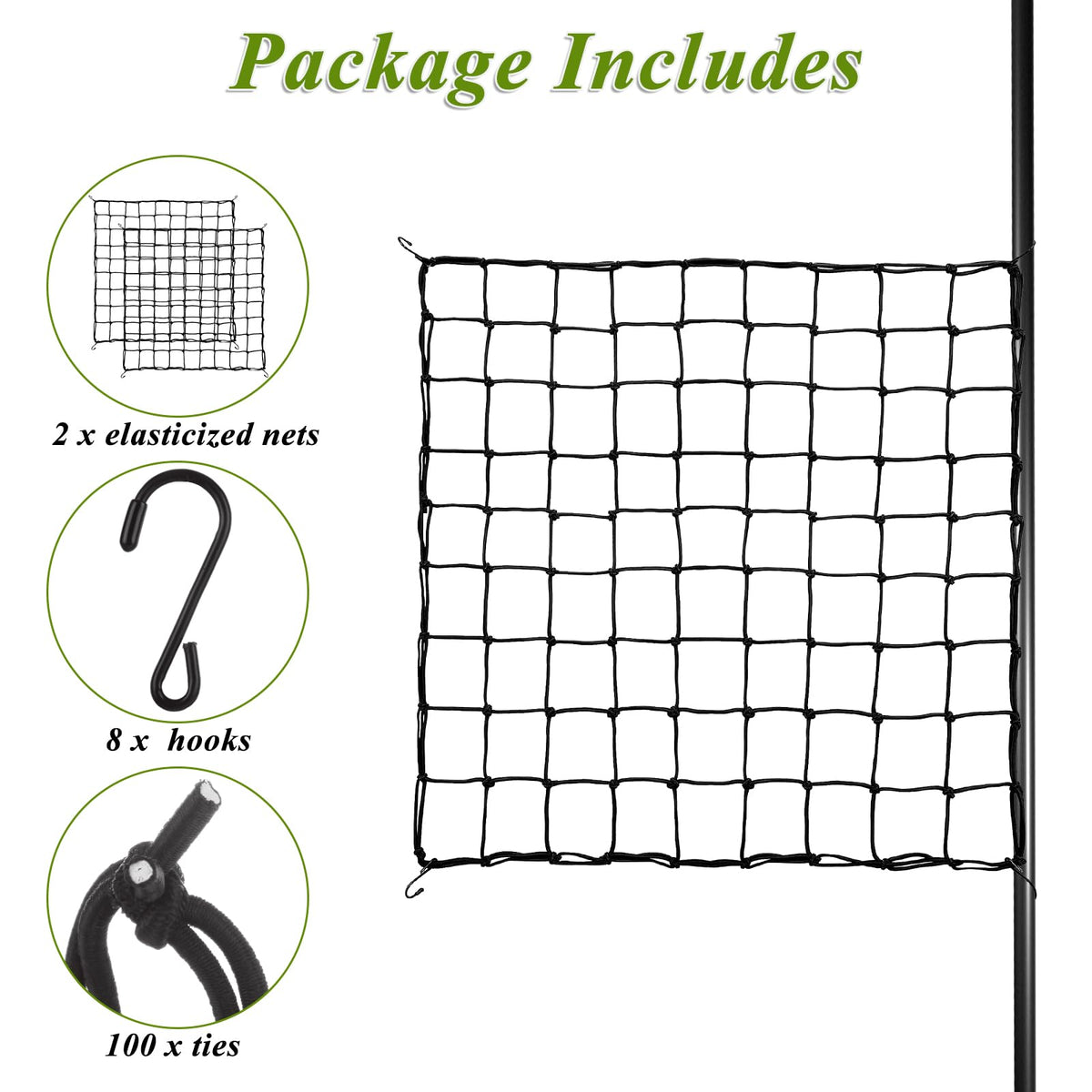 GBACHOOSE 3mm elastic cord delivers durable tension without sag.