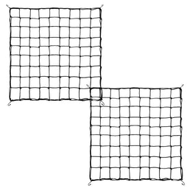 GBACHOOSE trellis netting 5x5 setup supports climbing vegetables for even growth.
