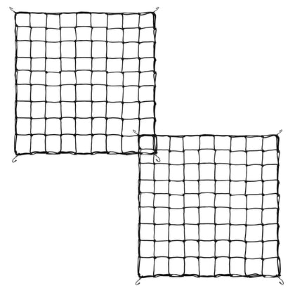 GBACHOOSE trellis netting 5x5 setup supports climbing vegetables for even growth.
