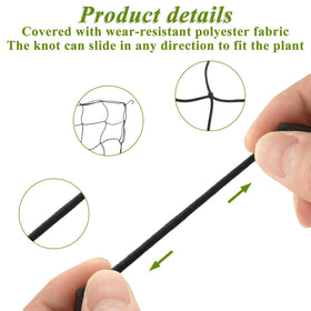 GBACHOOSE 100 zip ties for quick height and tension customization.