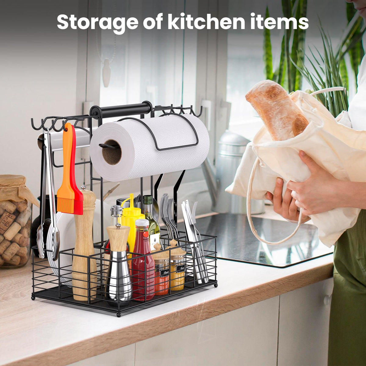GBEER grill caddy with a smooth carry handle for portability.