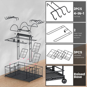 GBEER grill caddy versatile for picnics, camping, and outdoor tables.