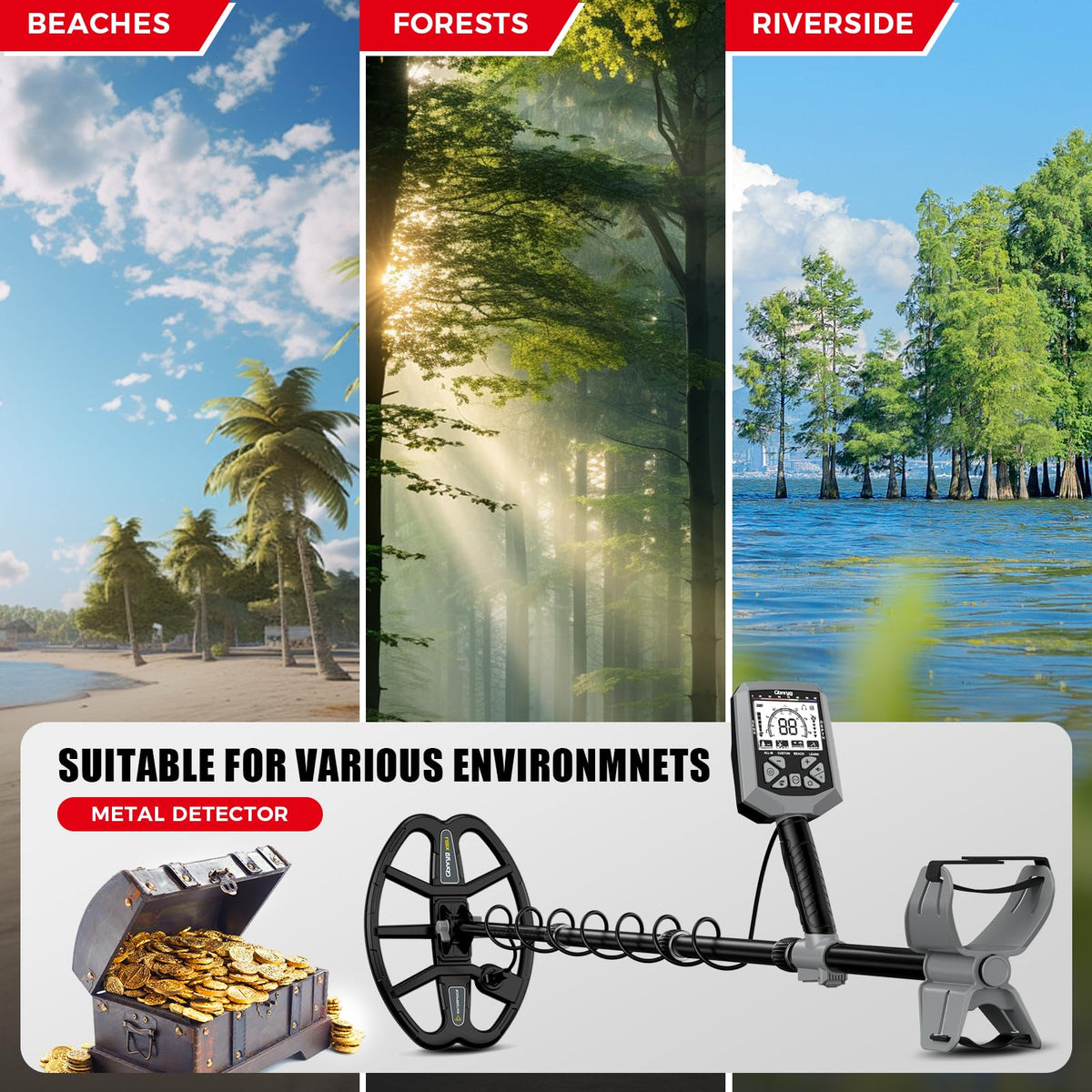 Gbnryg treasure hunting kit included for outdoor treasure hunts