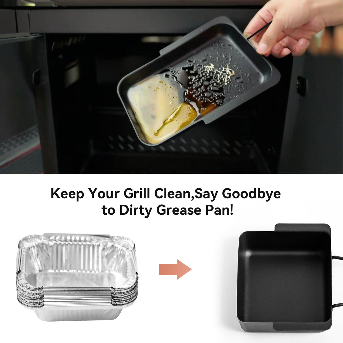 Gcostar aluminum liners disposable recyclable supports mess-free grilling and easy disposal