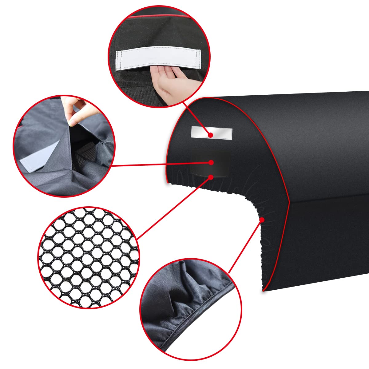 Gcostar cover features UV-resistant stitching for longer outdoor durability.