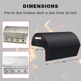 Gcostar waterproof grill cover shields Lonestar 4-burner from moisture.
