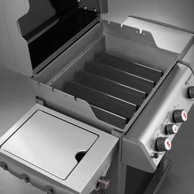 Gcostar heat shield prevents flare-ups and oil contact with burners.