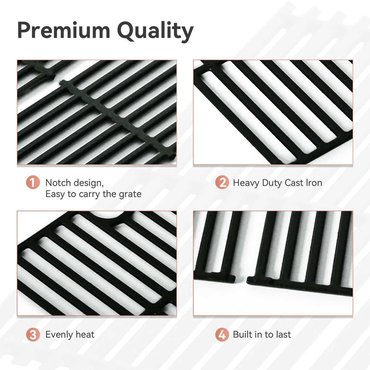 Gcostar restoration-performance grates help revive grill heat and flavor across sessions.