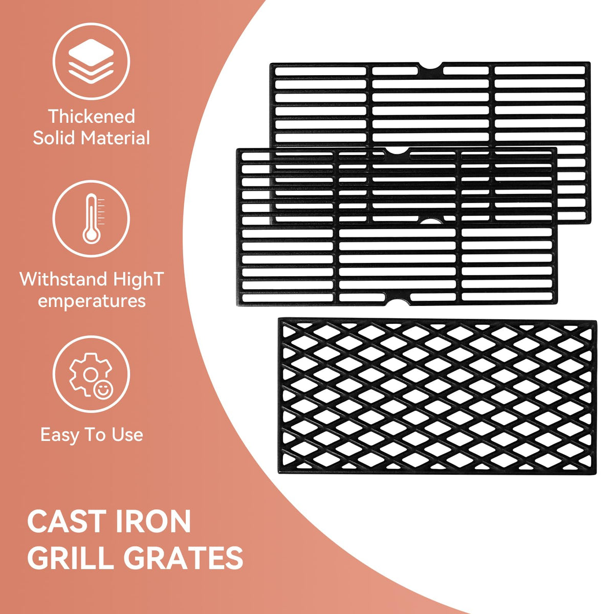 Gcostar DGH450CRP durable grates deliver reliable heat retention for searing