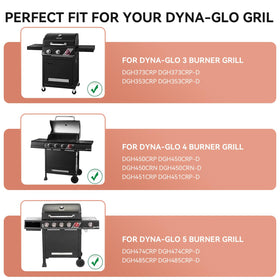Gcostar Dyna-Glo curved burner enables precise flame for even searing