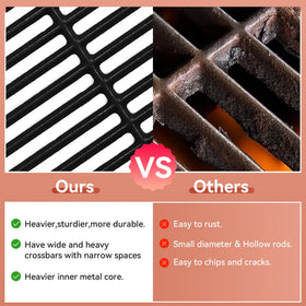 Gcostar even-heat surface supports uniform cooking across meals.
