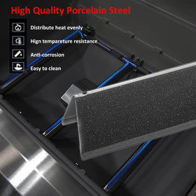 Gcostar flavorizer bars installed on Weber Spirit E310 protect burners.