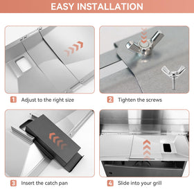 Gcostar-charbroil-dyna-glo-kenmore tray works with multiple brands for versatile use