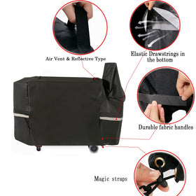 Gcostar griddle cover for 1000s series grills protects against weather and wear.