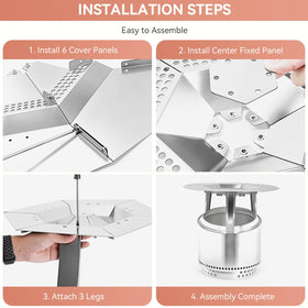 Gcostar heat deflector expands the warmth radius for gatherings