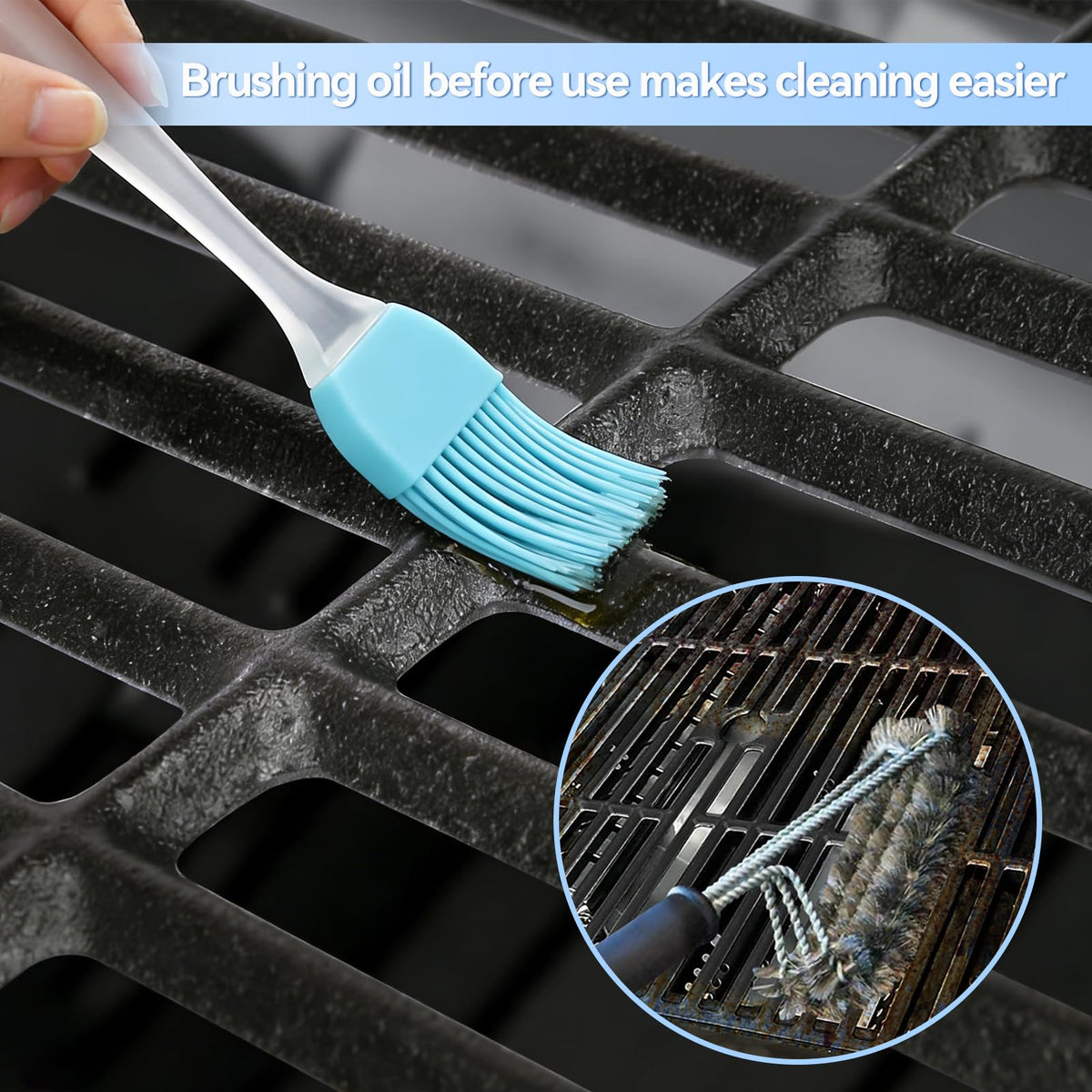 Gcostar packaging includes 1 diamond grate and 2 cast iron grates.