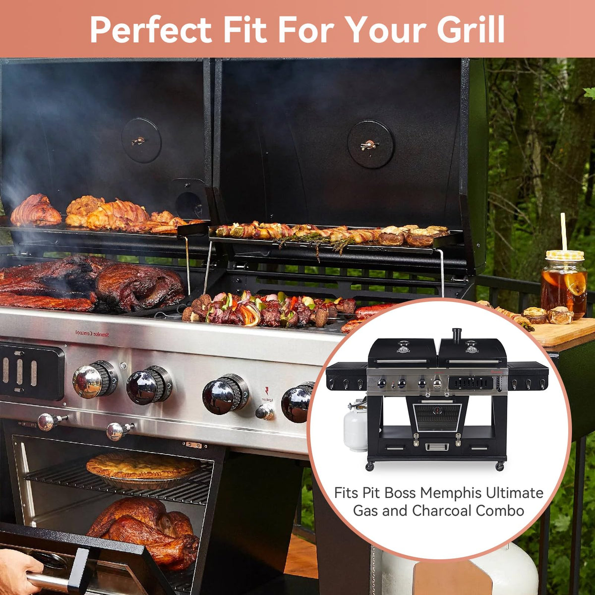 Gcostar rust-resistant replacement parts ensure long-lasting performance for Pit Boss Memphis Ultimate.