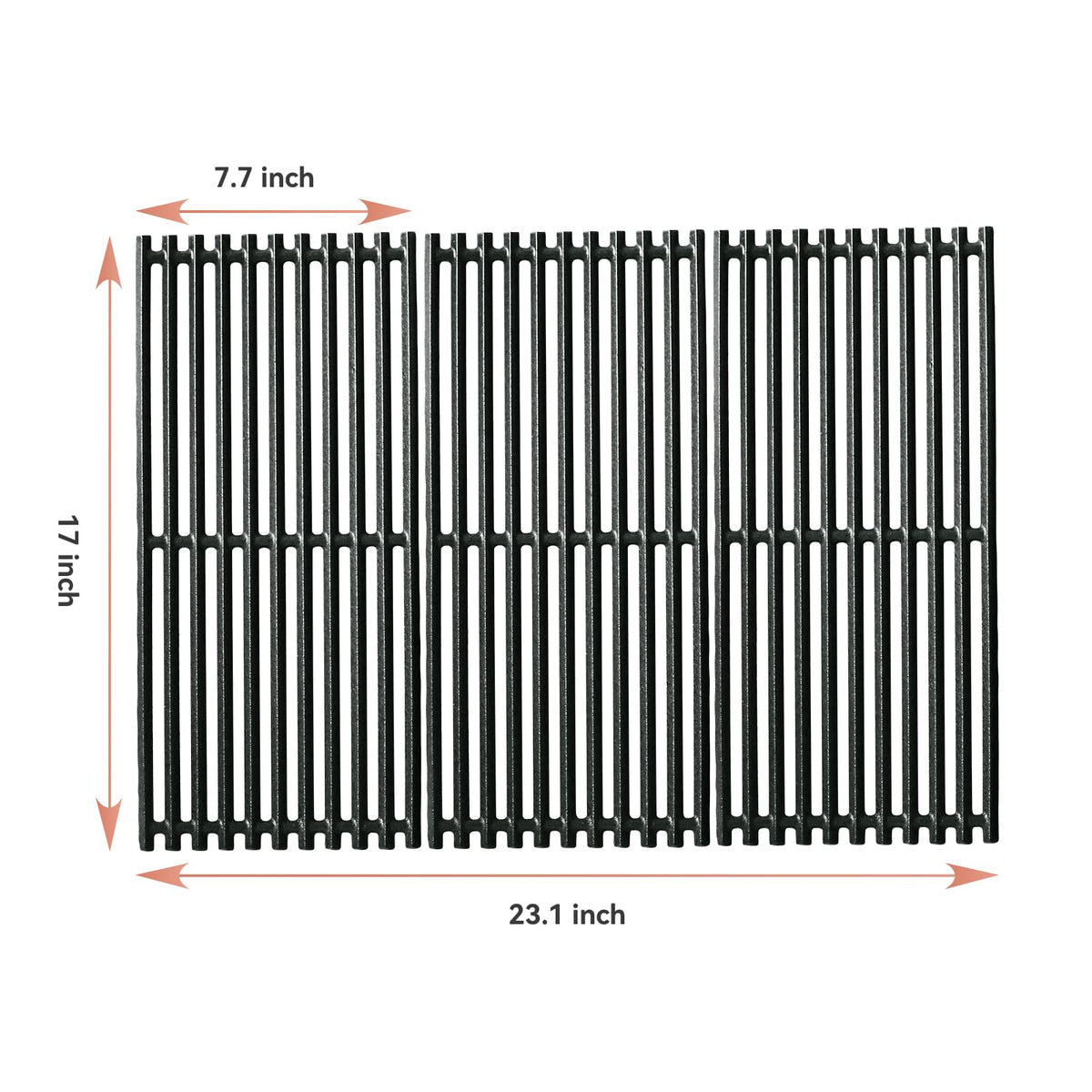 Gcostar replacement grates for Charbroil IR 3-burner enhance durability and heat retention.