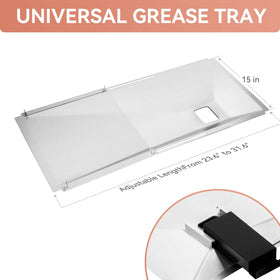 Gcostar universal grease tray catch pan for straightforward drippings capture