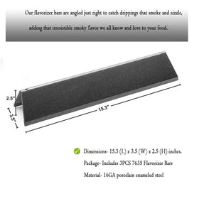 Gcostar Weber Spirit II compatible flavorizer bars ensuring easy replacement and fit