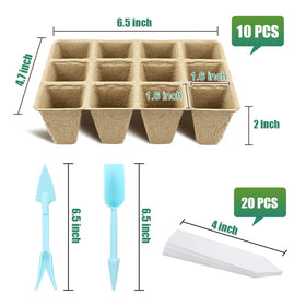 GCVOPTON seedling trays close-up demonstrates sturdy, reusable starter for many plant types