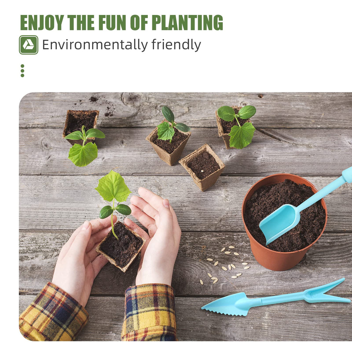 GCVOPTON indoor outdoor garden use demonstrates versatile seed starting