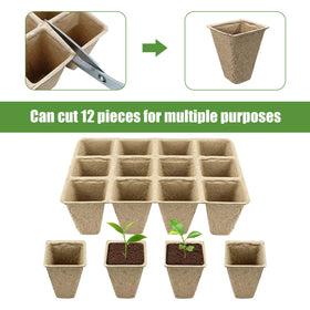 GCVOPTON seed starter kit with labels highlights organized gardening