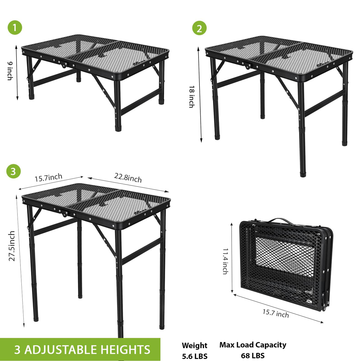 GDDGHS mesh-top design prevents water buildup while staying lightweight