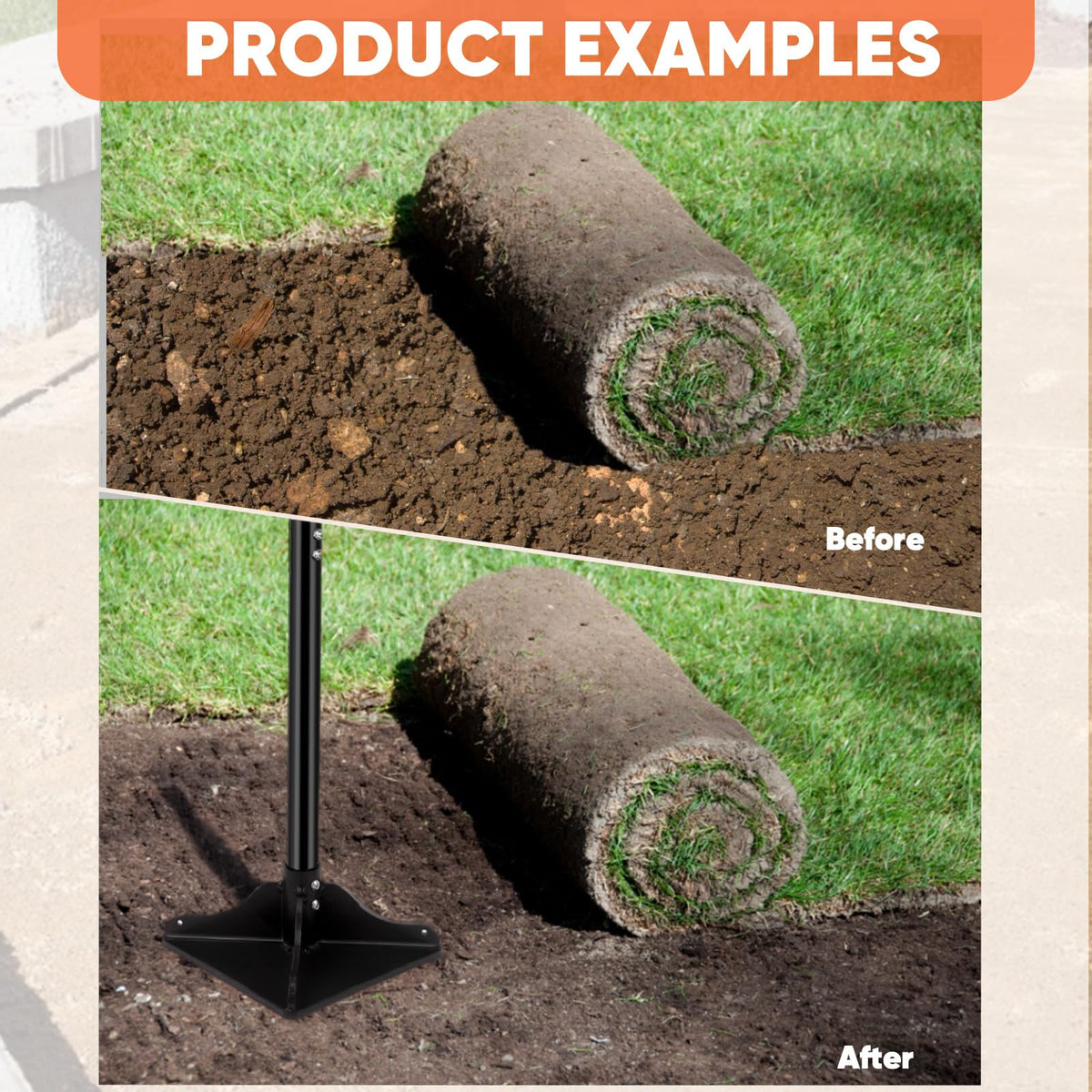 GDHSWJ tamper is rust-resistant and ready for outdoor use.