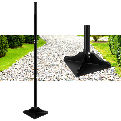 GDHSWJ steel hand tamper with 8x8 head for solid dirt compaction.