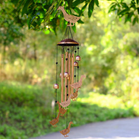 GDNSFIT duck wind chimes use durable nylon rope for outdoor longevity.