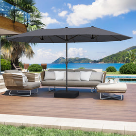 GDPFN multi-scene outdoor umbrella suits markets and cafes needing reliable coverage.