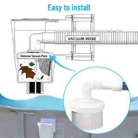 GDW compatibility with Hayward SP1090-1092 models for broad pool fit