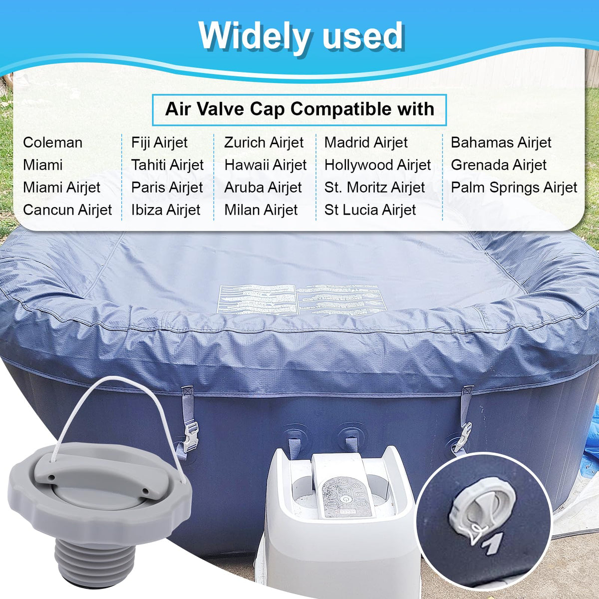 GDW P05767 durable spa component designed for air chamber protection.