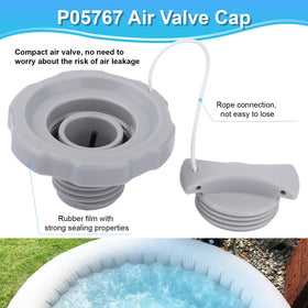 GDW P05767 screw-valve cap with threaded design ensures simple compatibility with Coleman's spas.
