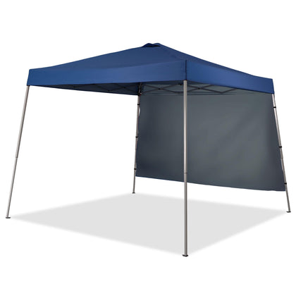 GDY 10x10 pop up canopy with sidewall for shade and weather protection
