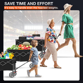 Geamen compact folded form saves space in storage or car trunks.