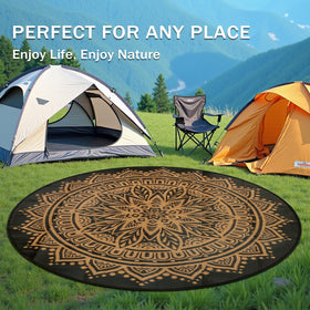 Geanlod lightweight RV camping mat ideal for portable setups.