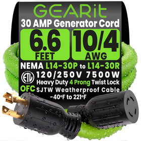 GEARit 30 Amp locking plug for secure outdoor power hookup