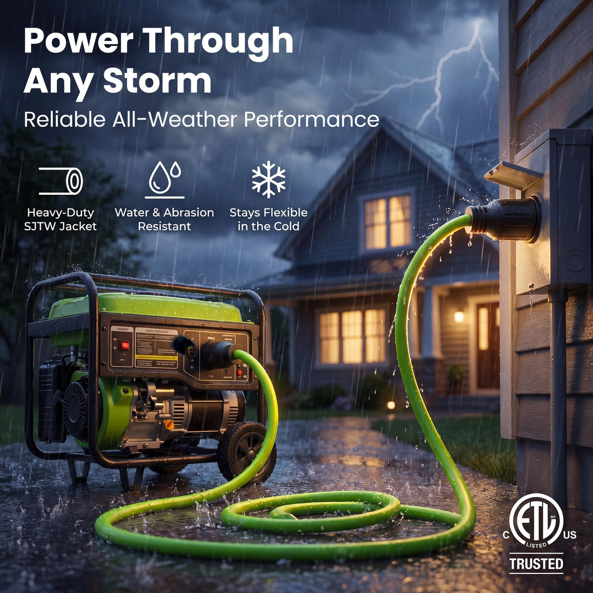 GEARit four-prong locking design prevents accidental disconnection
