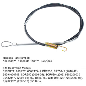GEARLINTON 532110675 fitment for Husqvarna 650RTT enables precise control during tilling