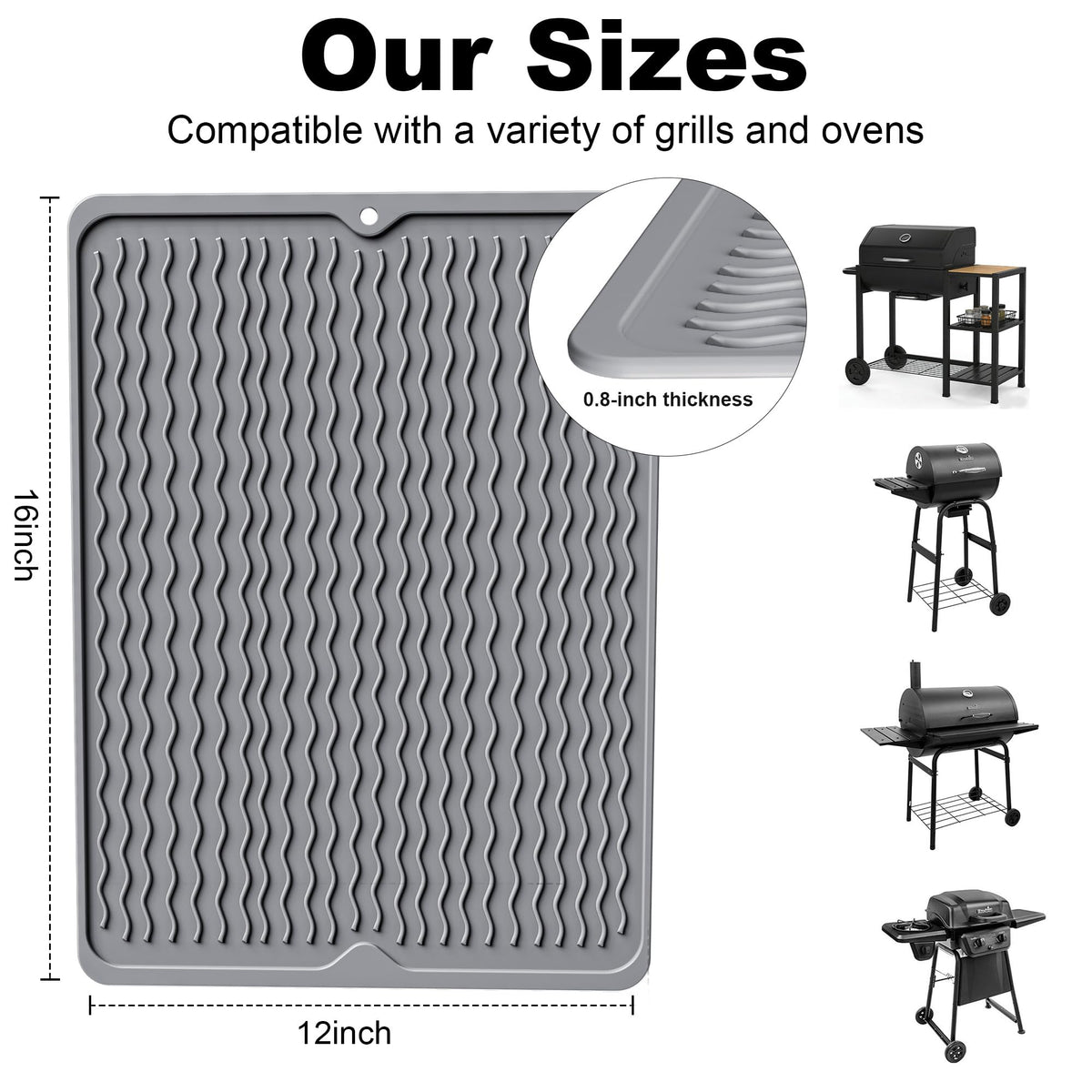 Geban multipurpose silicone mat serves as spatula, trivet, and dish pad.