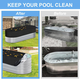 Gecic oval tank cover designed for outdoor farm use