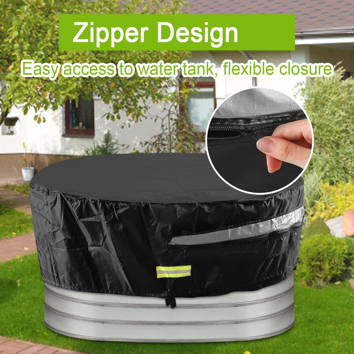 Gecic silver-coated inner layer protects from sun exposure