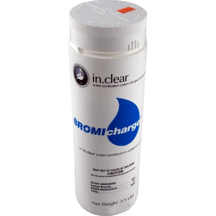 Gecko Bromicharge bottle with USA label for in.clear systems and bromine recycling