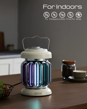 GeckoMan five-foot cord bug zapper easy power access.